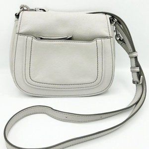 Marc Jacobs Empire City Leather Messenger Crossbody Bag, NWOT, white